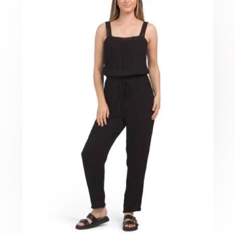 Michael Stars Sleeveless Double Gauze Jodi Cotton Jumpsuit Size XS